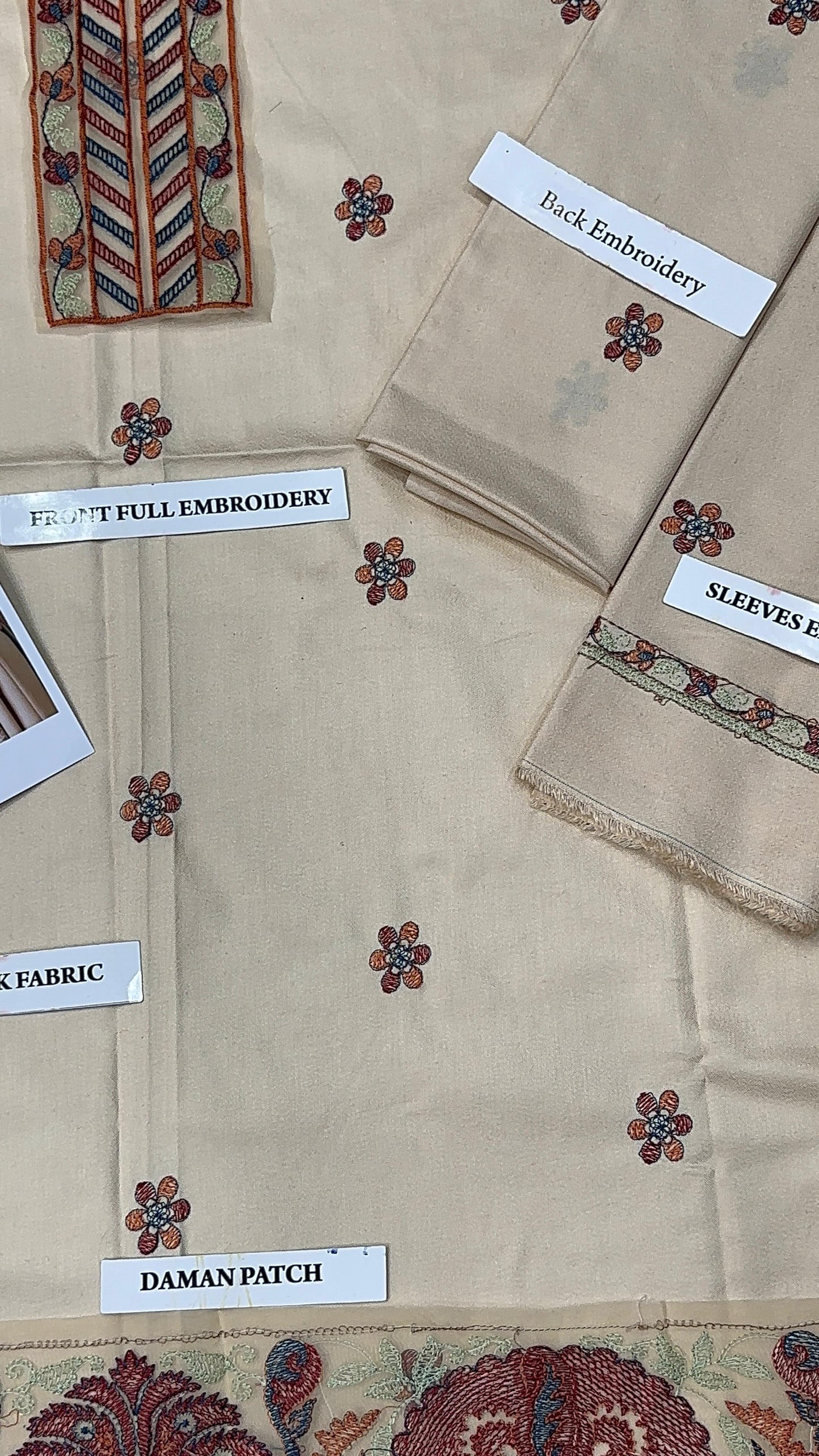 BAREEZE WITH FULL HEAVY SHAWL PREMIUM DHANAK