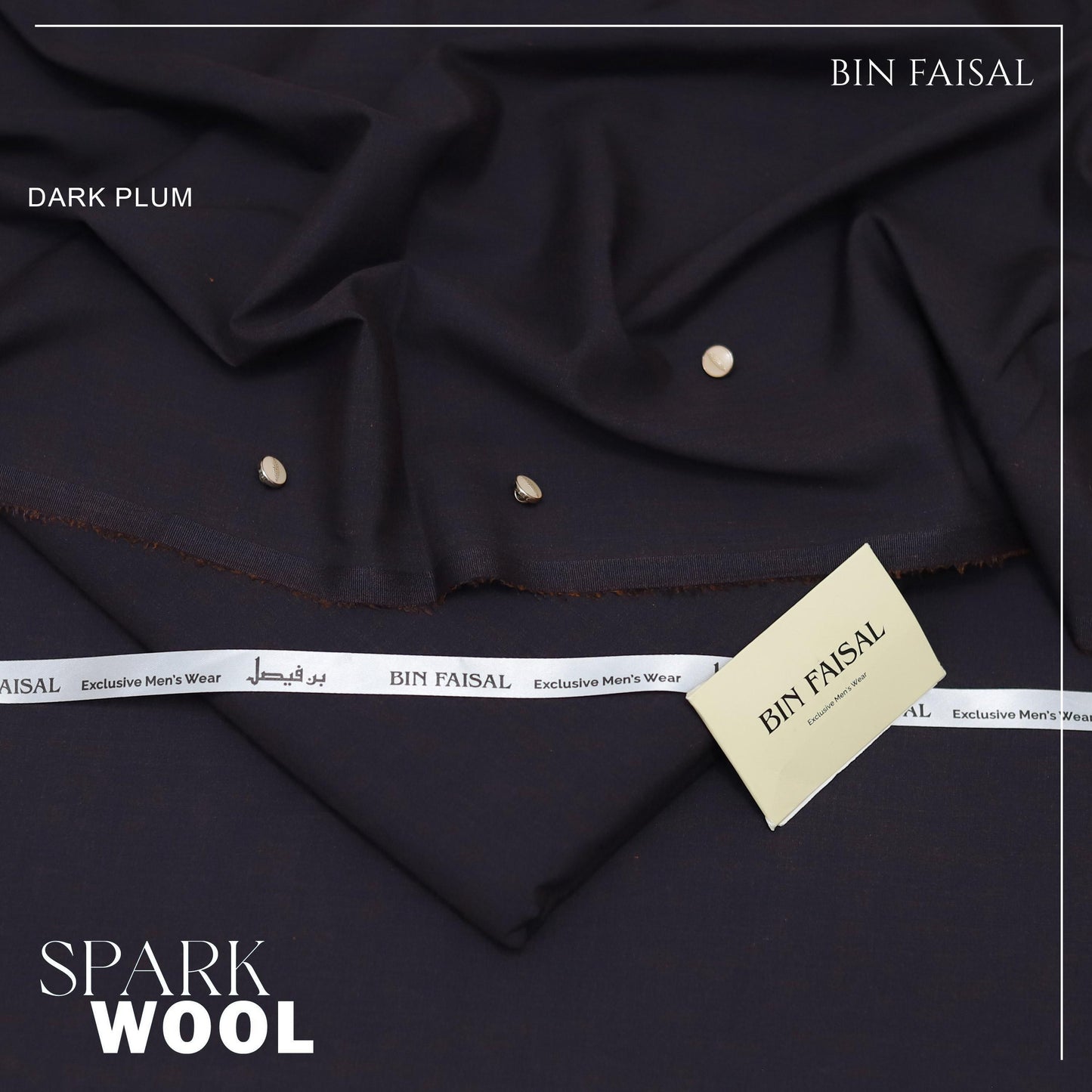 BIN FAISAL 100% Pure Super Luxury Spark Wool Winter Collection 2025