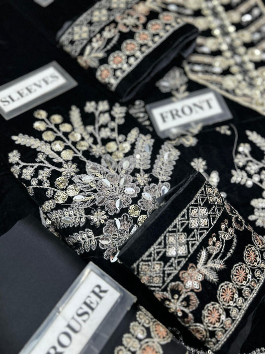 ANEELAS MICRO VELVET & CHIFFON FESTIVE COLLECTION