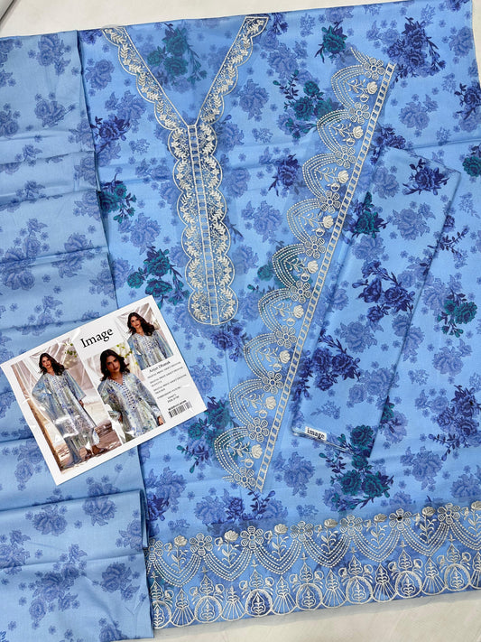 IMAGE BLUE DHANAK PRINT 3PC