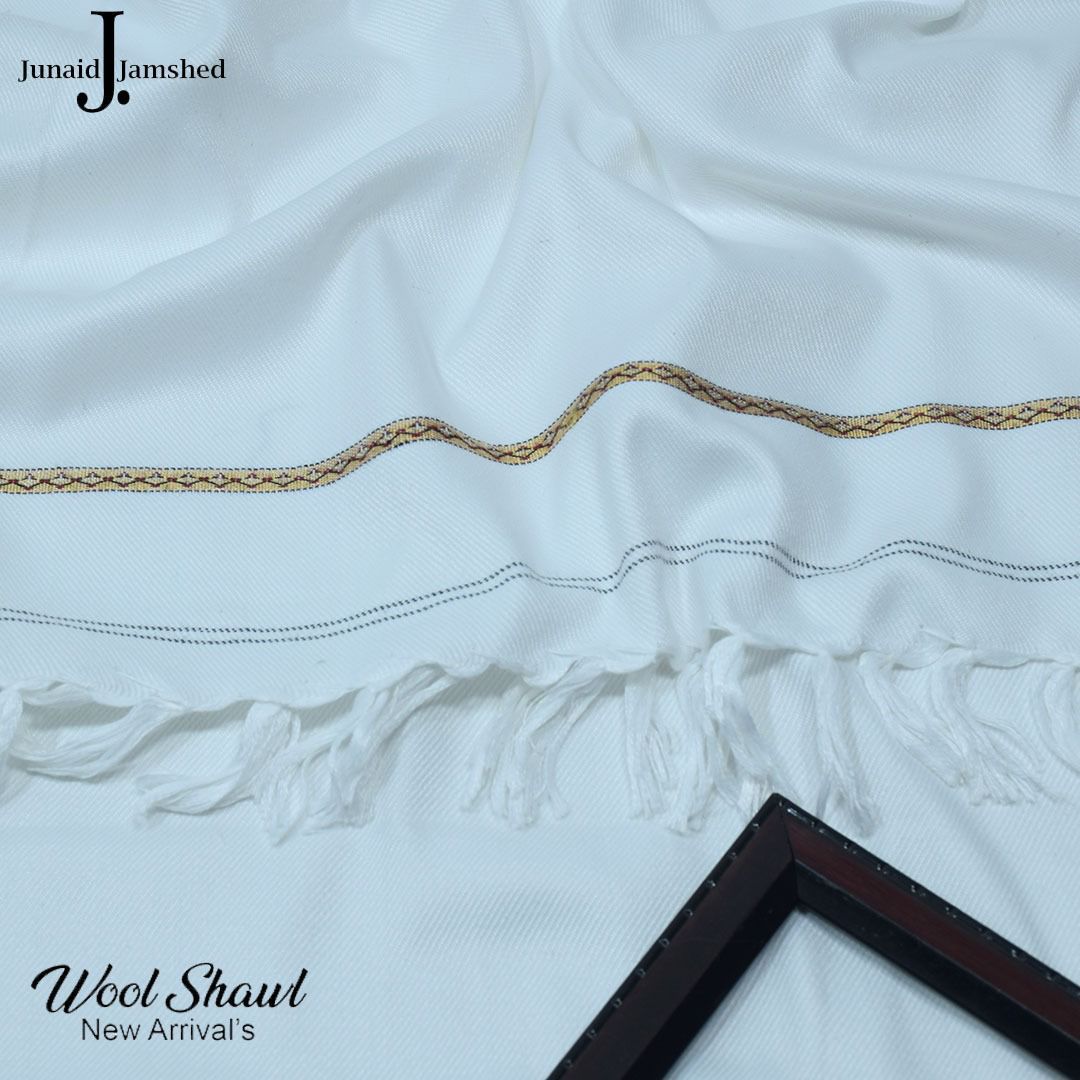 JUNAID JAMSHED PREMIUM WOOL SHAWL FOR MEN