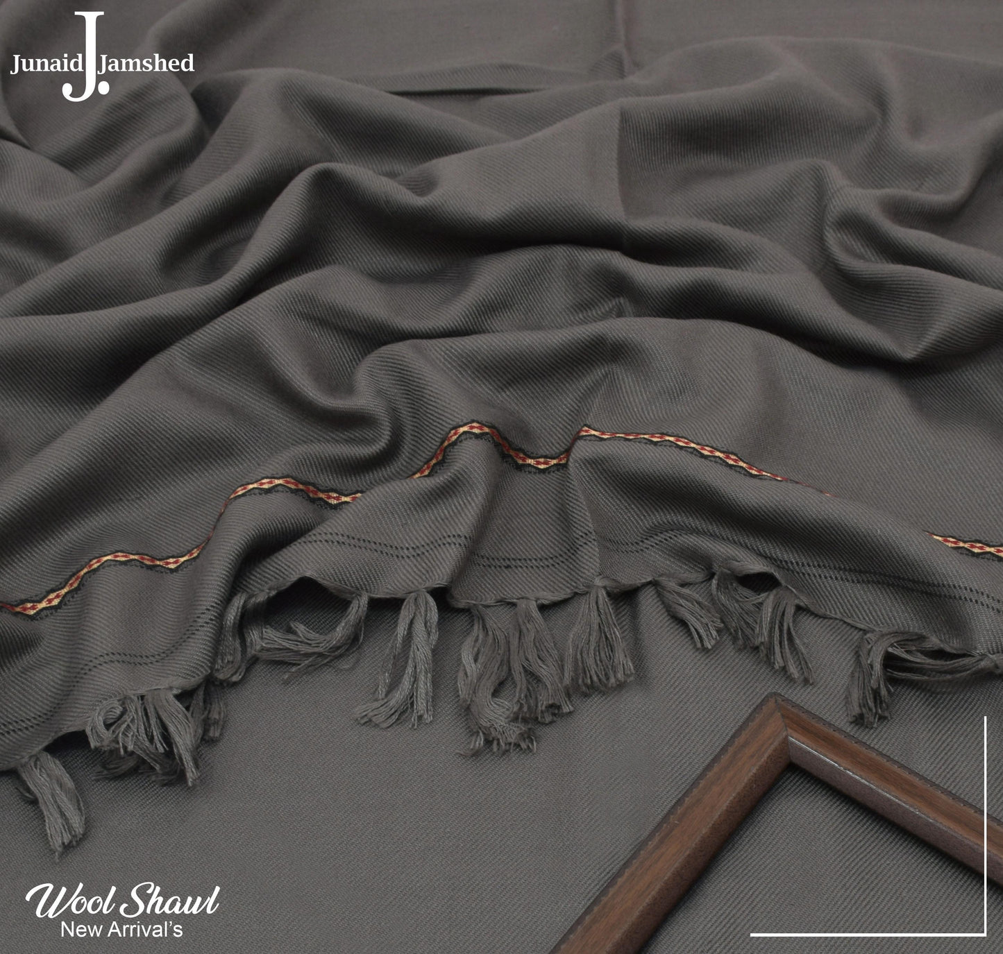 JUNAID JAMSHED PREMIUM WOOL SHAWL FOR MEN