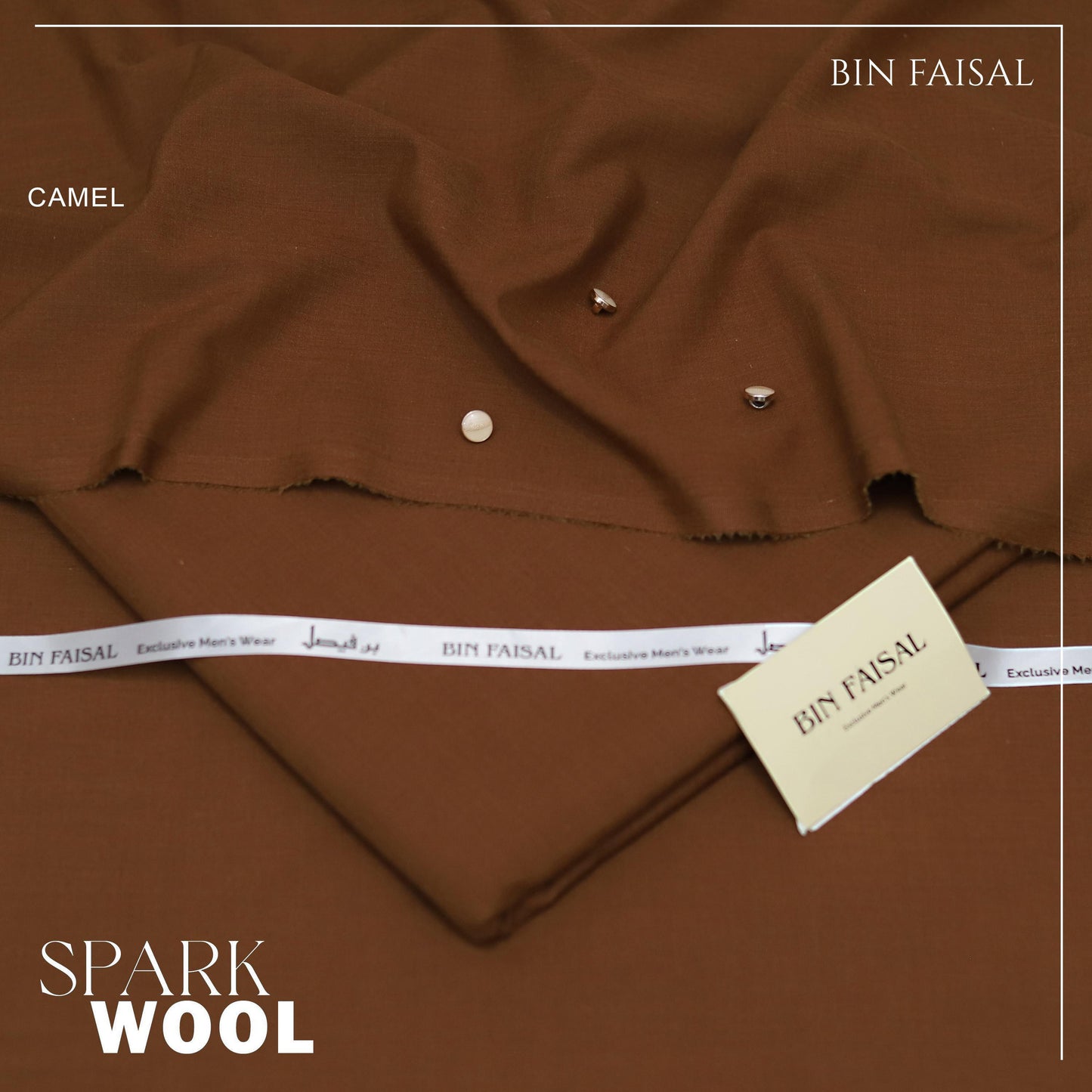 BIN FAISAL  100% Pure Super Luxury Spark  Wool Winter Collection 2025