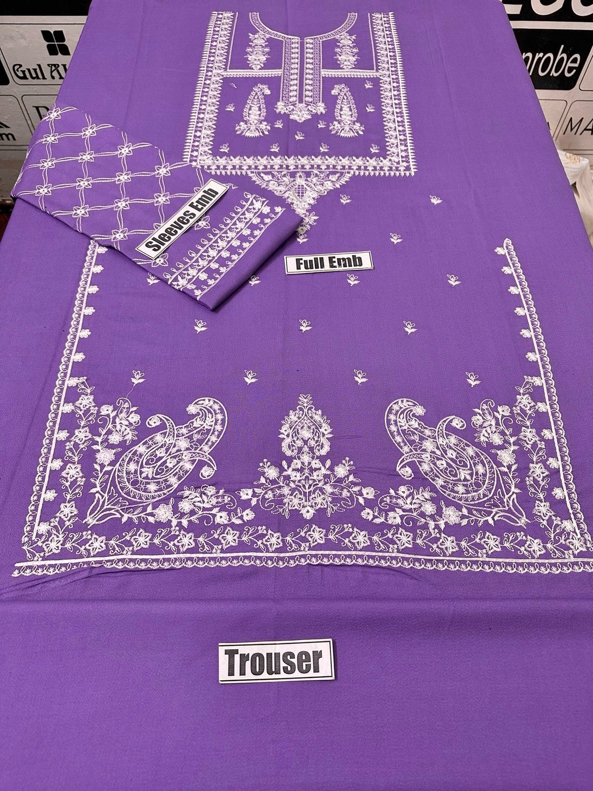 BAREEZE BEAUTIFUL EMBROIDED 2PC