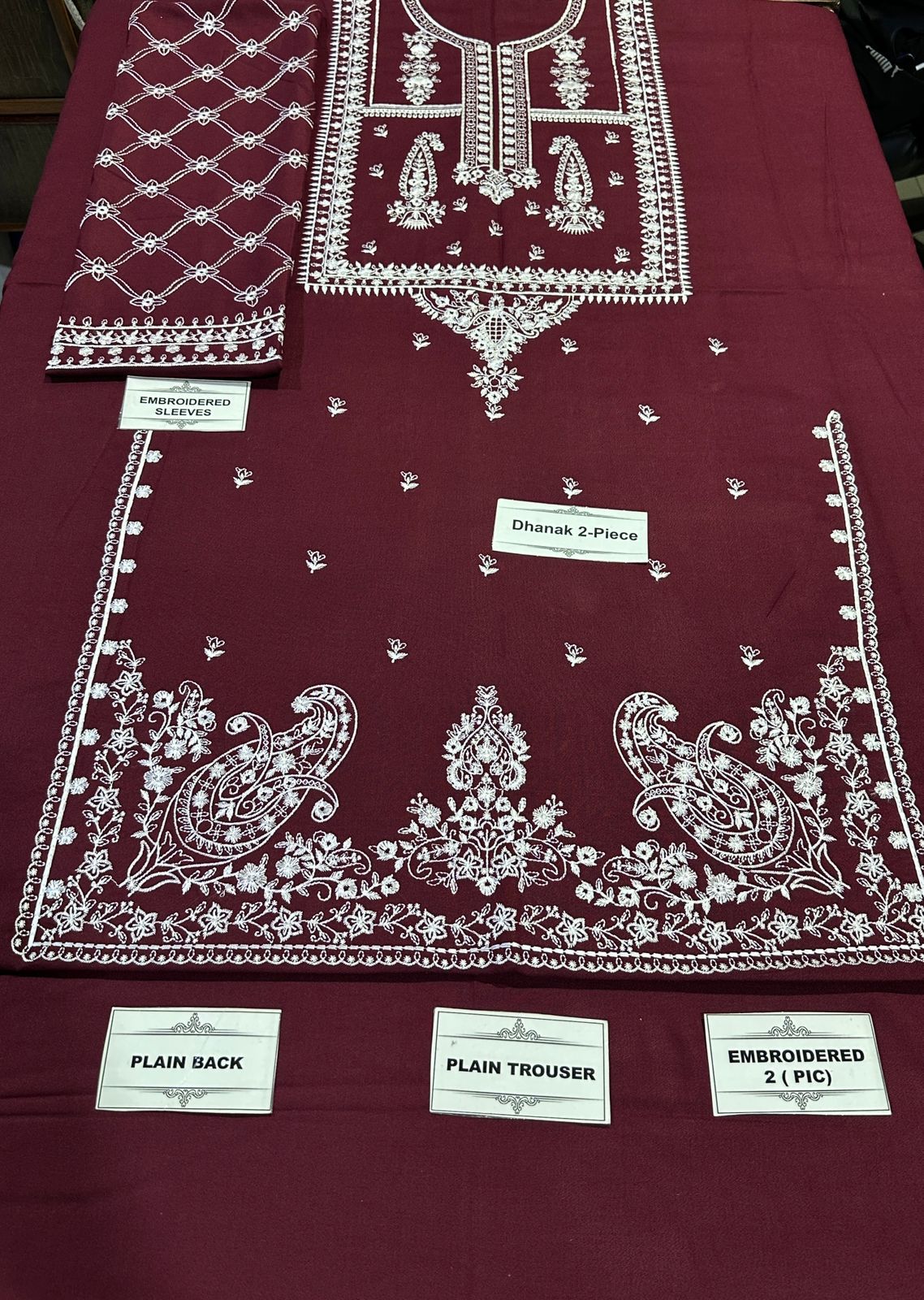 BAREEZE BEAUTIFUL EMBROIDED 2PC