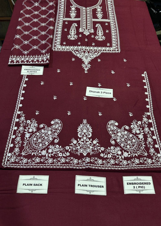 BAREEZE BEAUTIFUL EMBROIDED 2PC