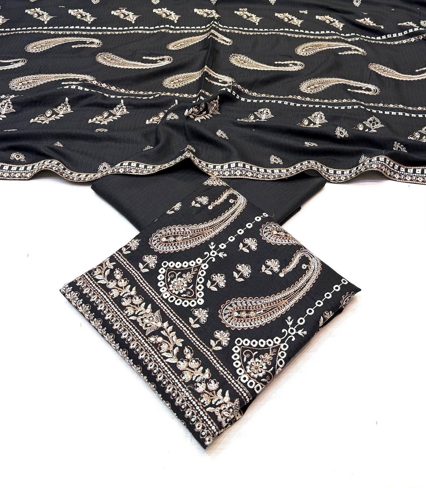 Bareeza 3pc Embroidery Fancy luxury Collection