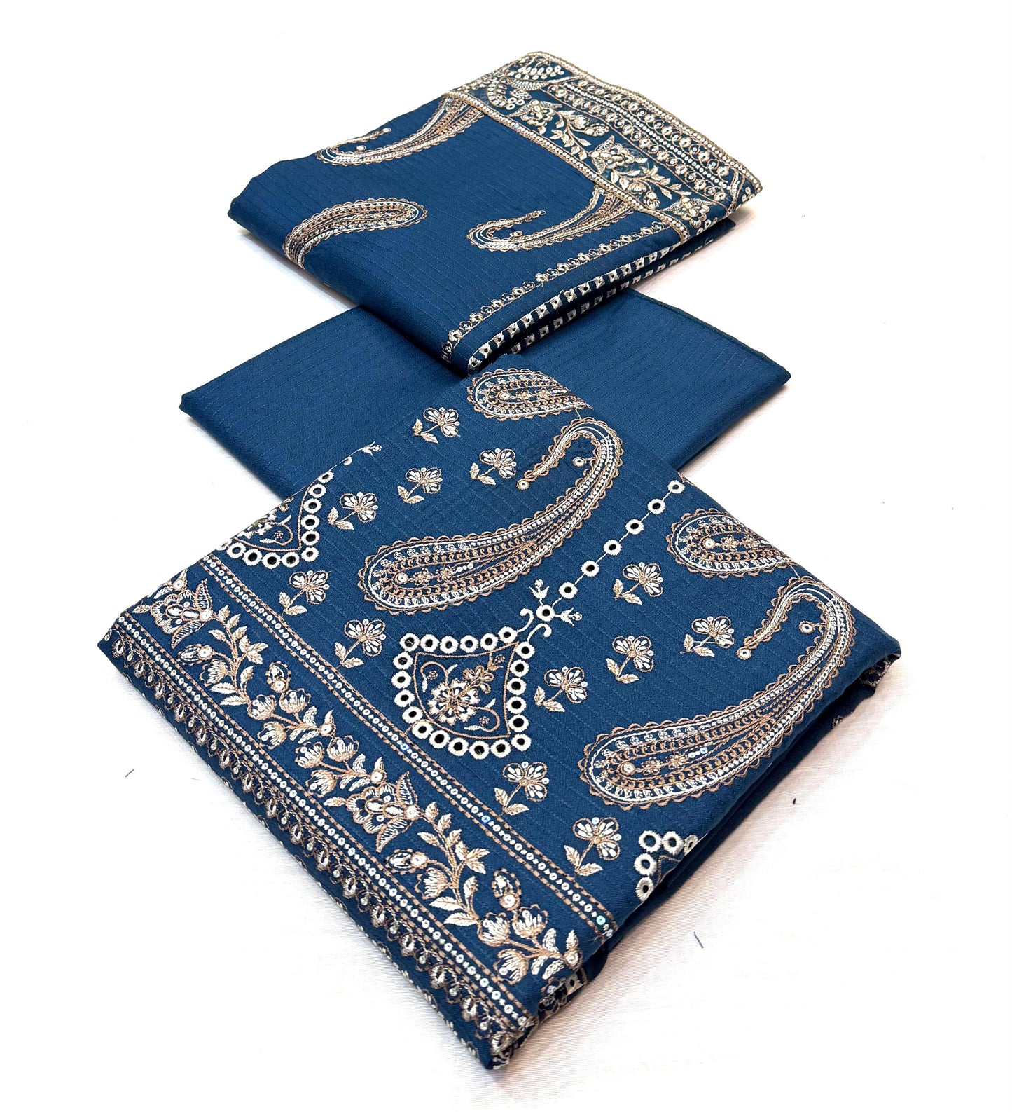 Bareeza 3pc Embroidery Fancy luxury Collection