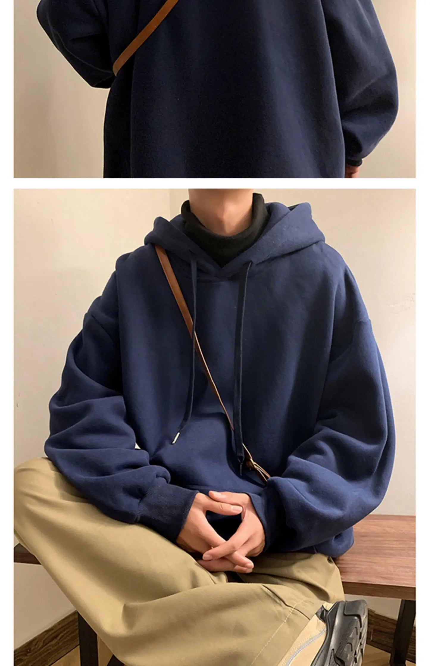 6 Colors Spring Autumn Hoodie Men Harajuku Fashion Casual Oversized Hoodies Couples Loose Hooded Sweatshirt Streetwear