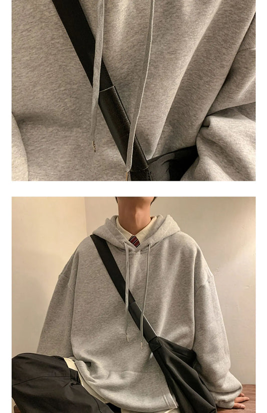 6 Colors Spring Autumn Hoodie Men Harajuku Fashion Casual Oversized Hoodies Couples Loose Hooded Sweatshirt Streetwear