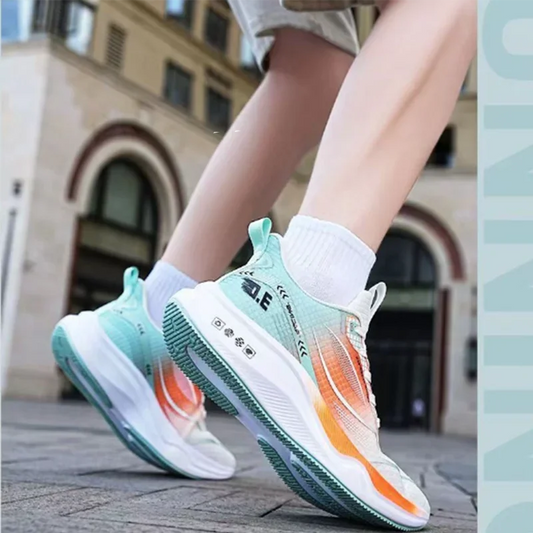 Non Slip Sneakers for Men Autumn Mesh Fabric Shoe Leisure Thick Soled Sportshoes Wear-Resistant Anti Collision Casual Shoes 2025